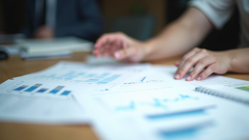 Feuilles de calcul économiques et graphiques d'analyse PIB sur un bureau professionnel